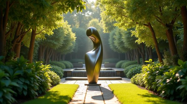 Comment intégrer harmonieusement sculpture dans le jardin
